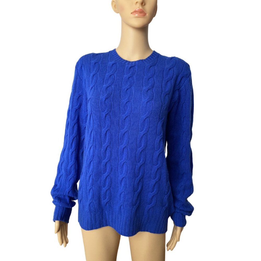 Ralph Lauren Purple Label Blue Cashmere Sweater -S